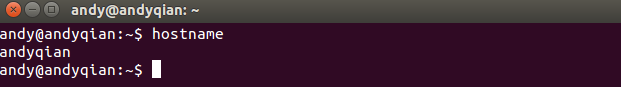 hostname